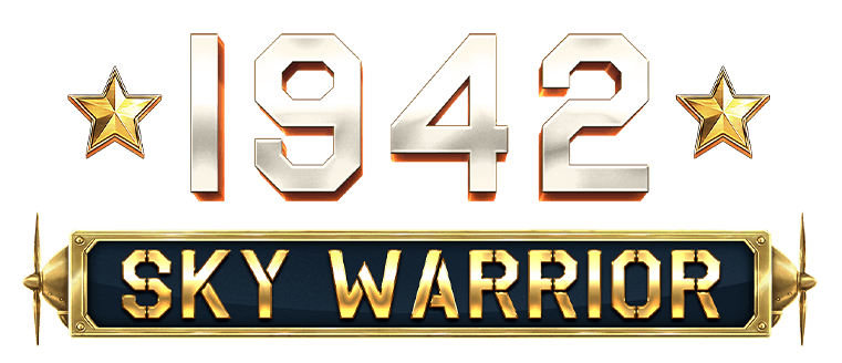 1942 Sky Warrior Slot Logo Barbados Bingo