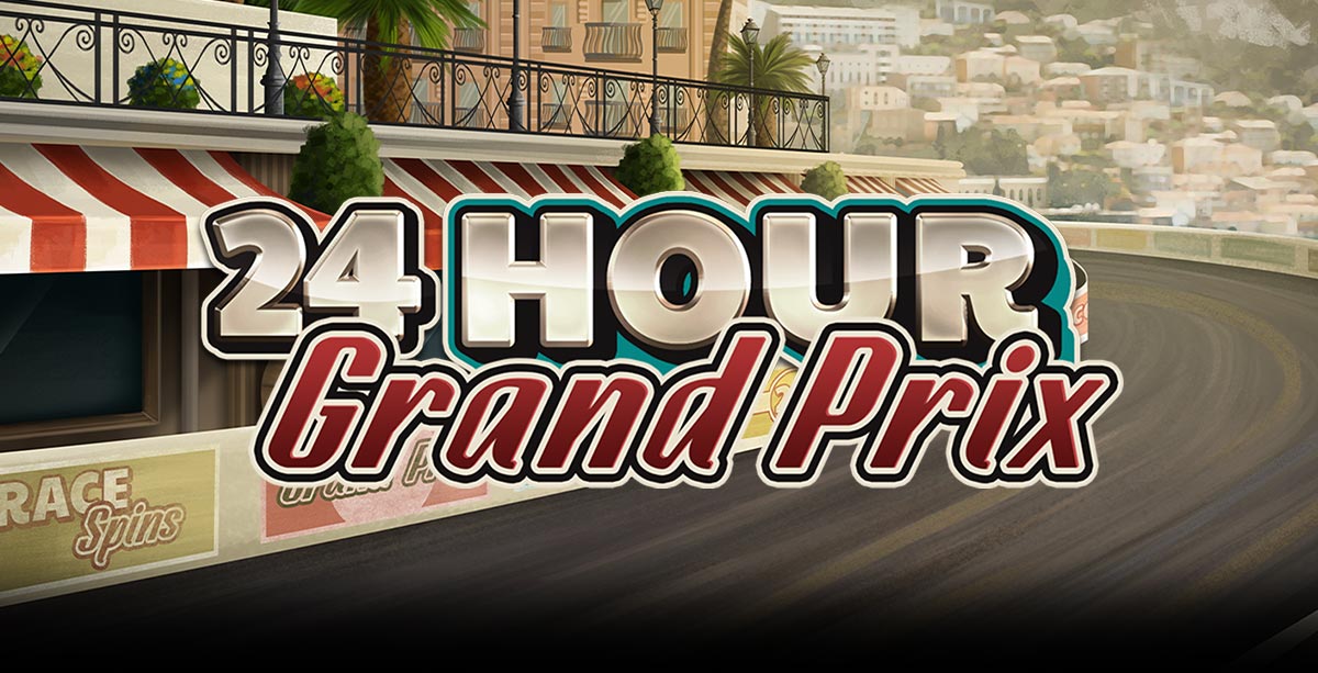 24 Hour Grand Prix Slot Logo Barbados Bingo