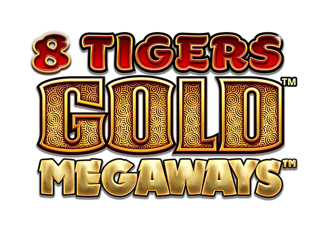 8 Tigers Gold Megaways Slot Logo