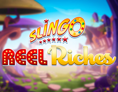 Slingo Reel Riches Slot Logo Barbados Bingo