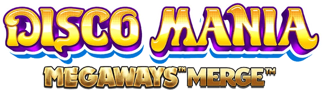 Disco Mania Megaways Merge Slot Logo Barbados Bingo