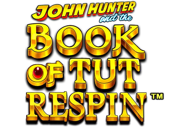 John Hunter and the Book of Tut Respin Slot Logo Barbados Bingo